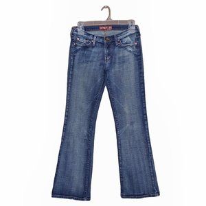 NWOT Hint Embellished Pocket Bootcut Jeans